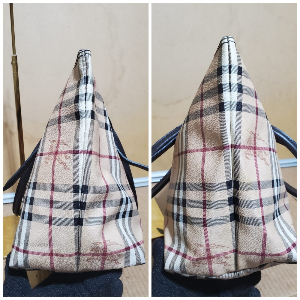 BURBERRY Haymarket Check Small Salisbury Tote Bag - Picture 5 of 11